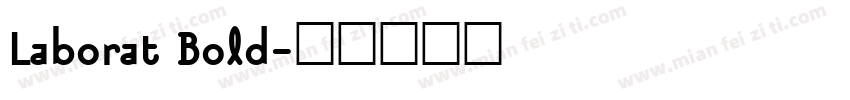 Laborat Bold字体转换